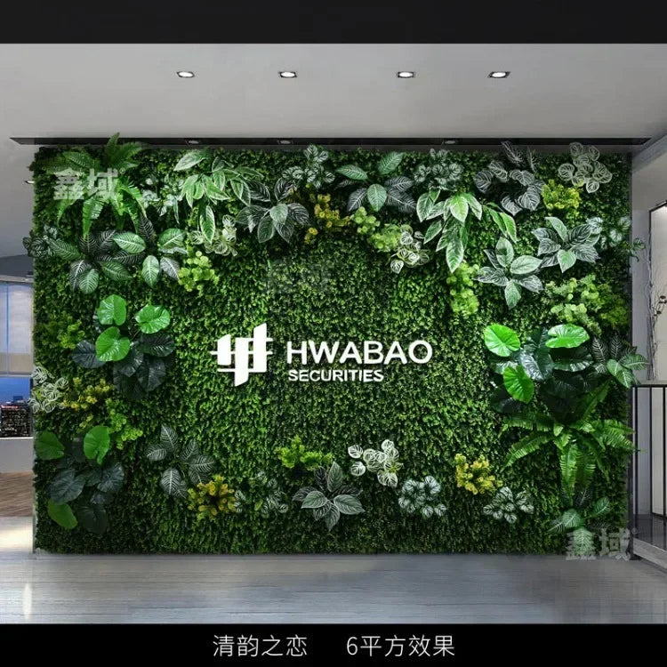 Artificial plant wall for outdoor decoration and landscaping - vue 17 sur 30