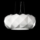 Modern glass pendant light with diamond cut for interior decoration