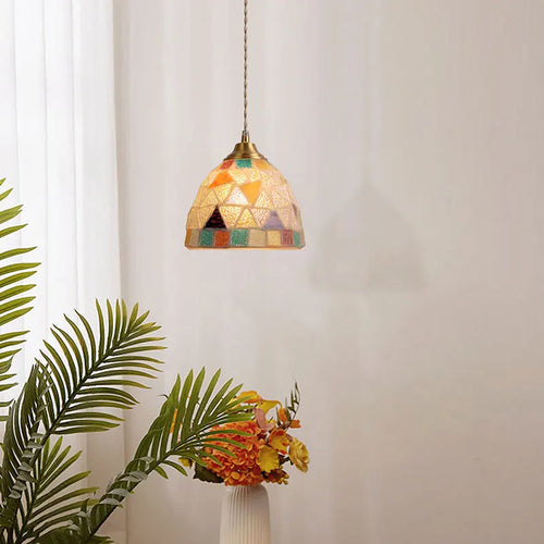 Nordic shell pendant light for creative interiors - vue 3 sur 10