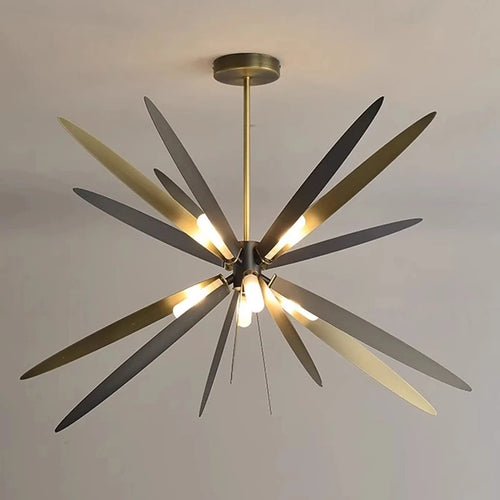 Decorative suspended LED chandelier for modern indoor lighting - vue 6 sur 7