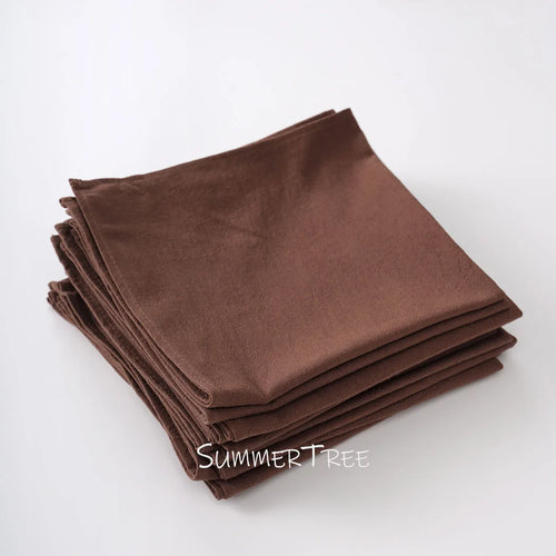 Washed cotton vintage style table napkin