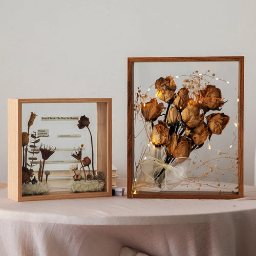 3d photo frame with flowers for wedding decoration - vue 2 sur 8