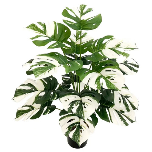 Artificial plants with large decorative leaves for indoors and offices - vue 13 sur 24