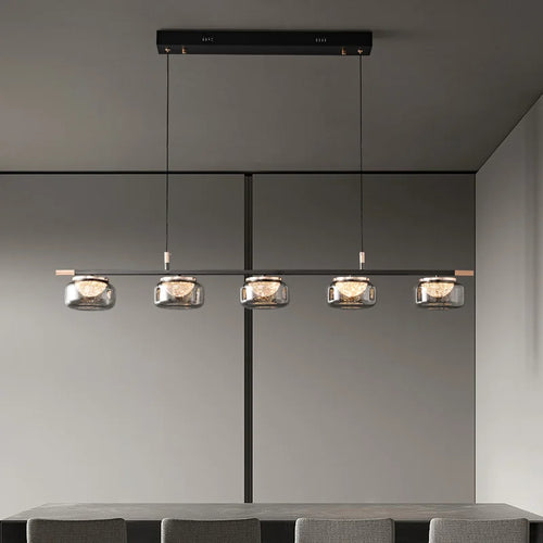 High-end Italian minimalist chandelier for modern lighting - vue 3 sur 12