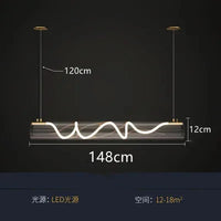 Nordic style acrylic chandelier for interior decoration