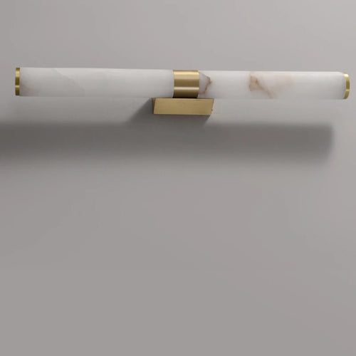 Marble and copper wall light for decorative indoor lighting - vue 6 sur 7