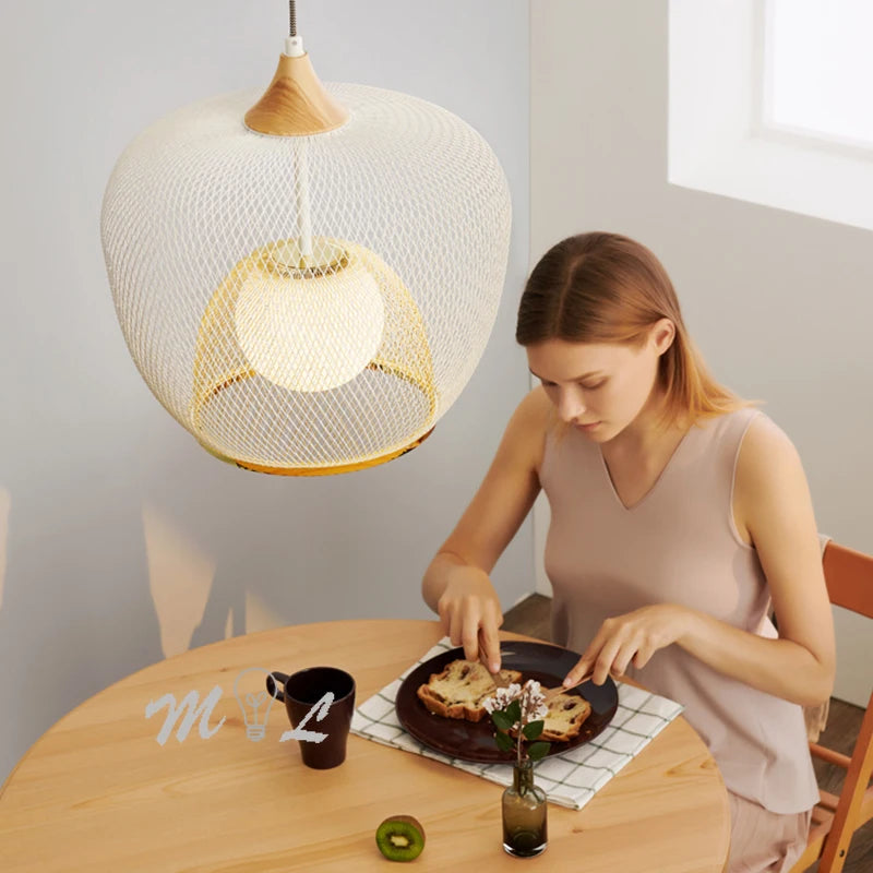 Nordic bird cage pendant light modern industrial lighting fixture