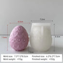 DIY Easter egg silicone candle mold