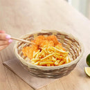 set of 3 bamboo baskets for fruits and snacks