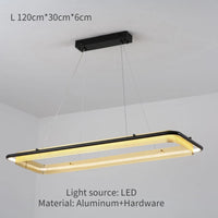 Luxury circular LED chandelier modern decorative design