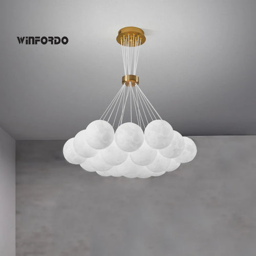 3d led pendant light chandelier winfordo - vue 3 sur 12