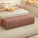 modern design shoe bench with soft and comfortable footrest
