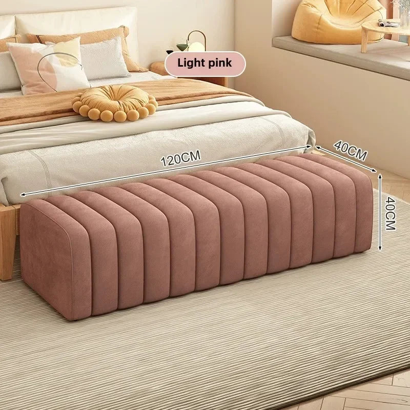 modern design shoe bench with soft and comfortable footrest - vue 10 sur 26