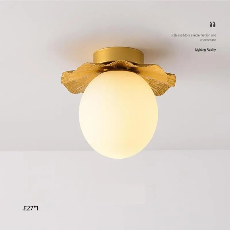 Modern nordic lotus ceiling light for living room - vue 10 sur 10