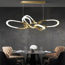Irregular design galvanised stainless steel chandelier