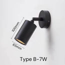 Double head outdoor LED spotlight waterproof for garden balcony fence