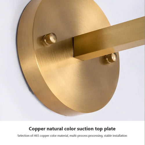 Nordic American style glass wall light LED vintage Edison - vue 7 sur 7