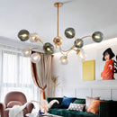 Luxury Nordic glass ball chandelier