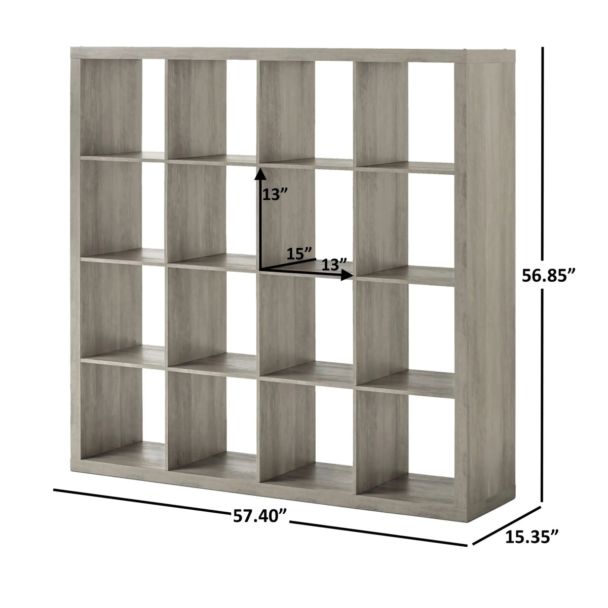 6/9/12/16-Cube Storage Organizer  Bookshelf, Bookcase Locker Living Room Furniture Home, Open Storage, Easy Assembly - vue 3 sur 22