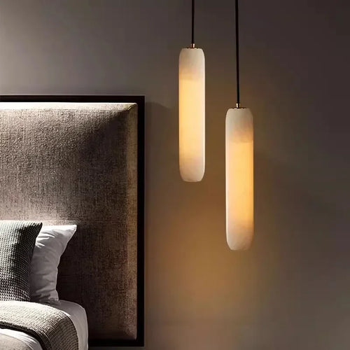 Nordic natural marble chandelier for interior decoration - vue 4 sur 7