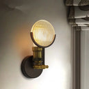 Modern glass LED wall light