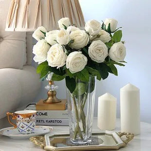 Set of 5 moisturising artificial flowers for weddings and valentine's day