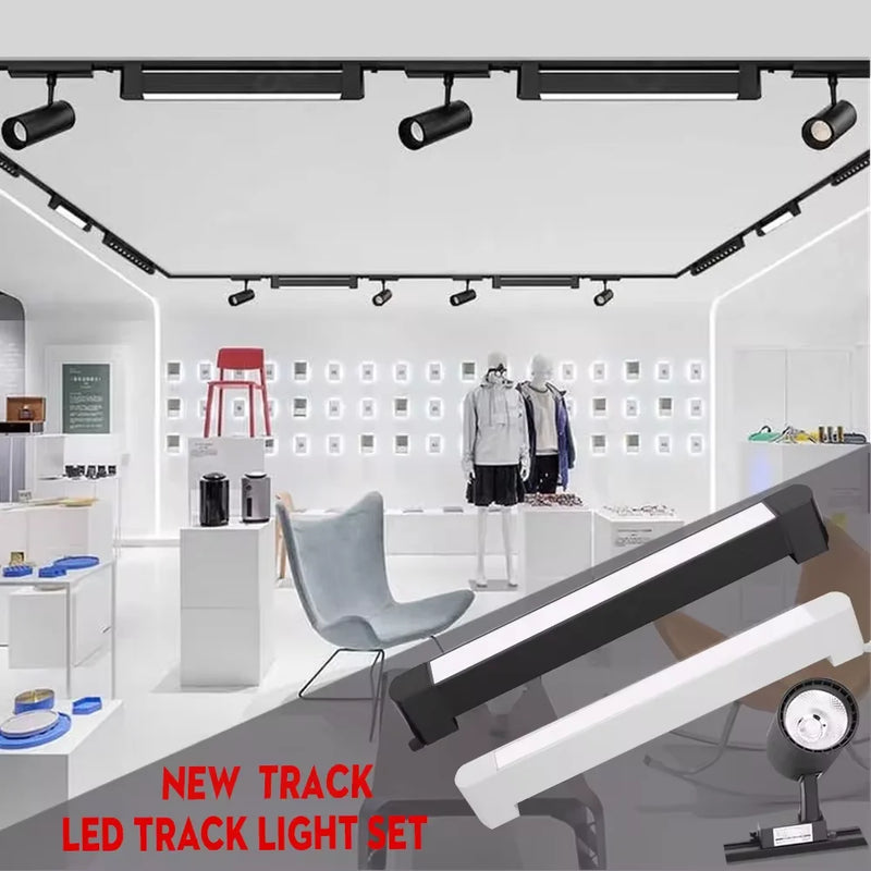 Led track spotlight for shop lighting