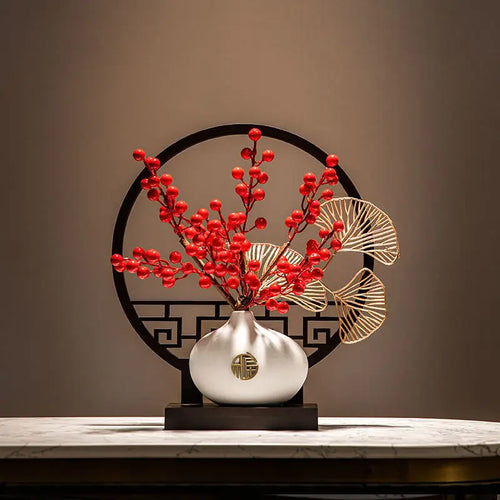 Pine bonsai table ornament for modern decor - vue 4 sur 8