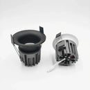 Super bright anti-glare recessed LED spotlight cri 99 with LED driver