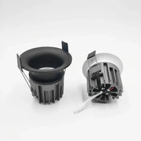 Super bright anti-glare recessed LED spotlight cri 99 with LED driver