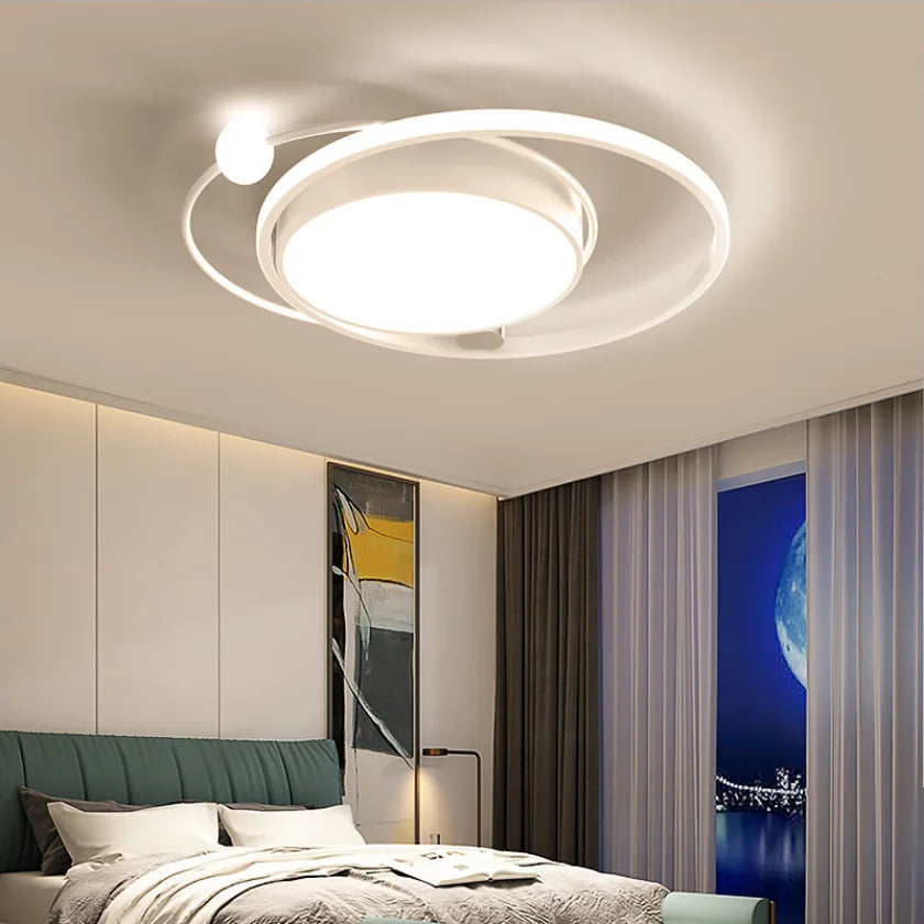 Modern nordic gold chandeliers - vue 3 sur 9