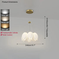 Modern suspended chandelier for energy-saving indoor lighting