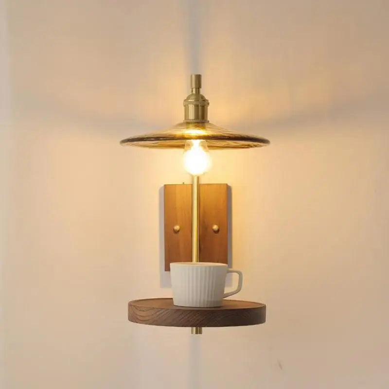 Vintage glass wall light for stylish interiors