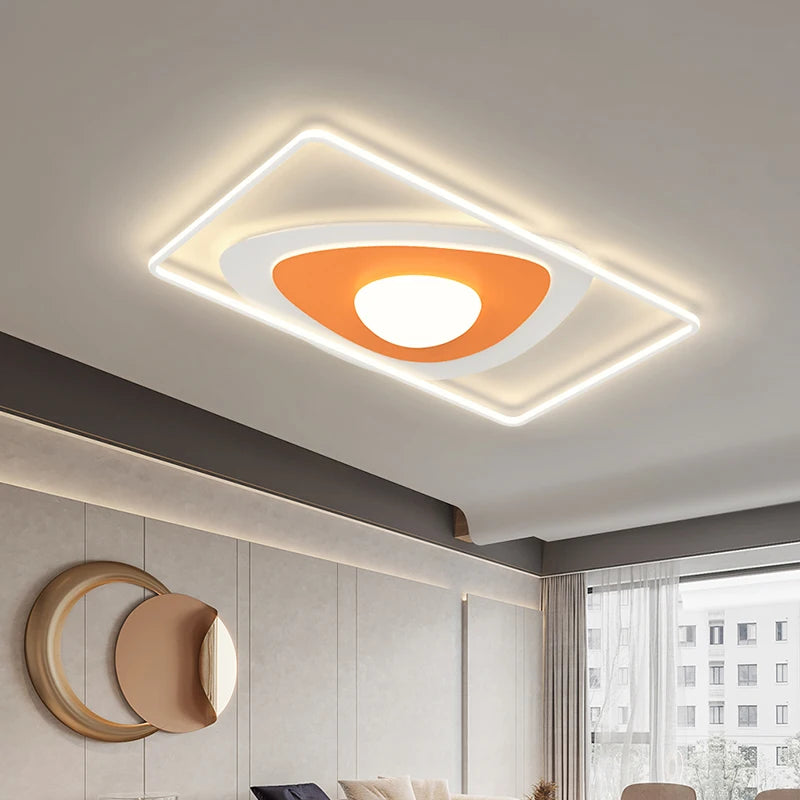 Modern nordic simple led chandelier for warm lighting