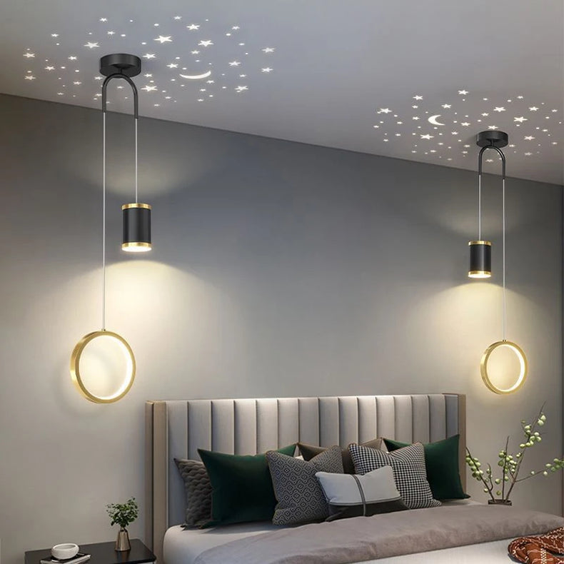 Modern LED pendant chandelier for decorative Nordic interiors