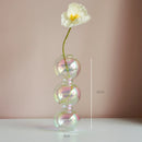 Nordic glass candle holder for weddings and flowers