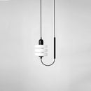 Scandinavian glass pendant light minimalist design for indoor lighting