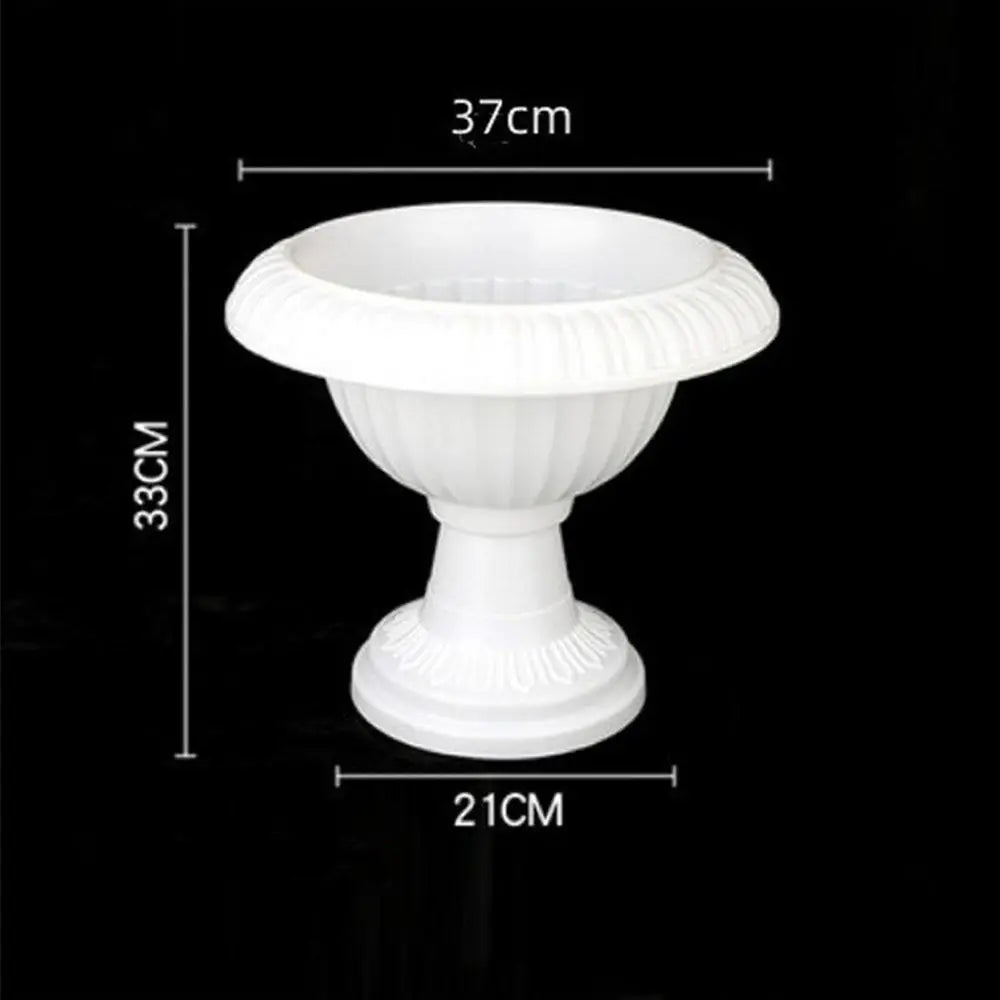 Roman plastic flower pot retro romantic style for events - vue 11 sur 13
