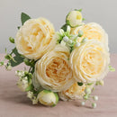 Small artificial flower bouquet for spring decoration and weddings