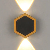 Creative honeycomb wall light