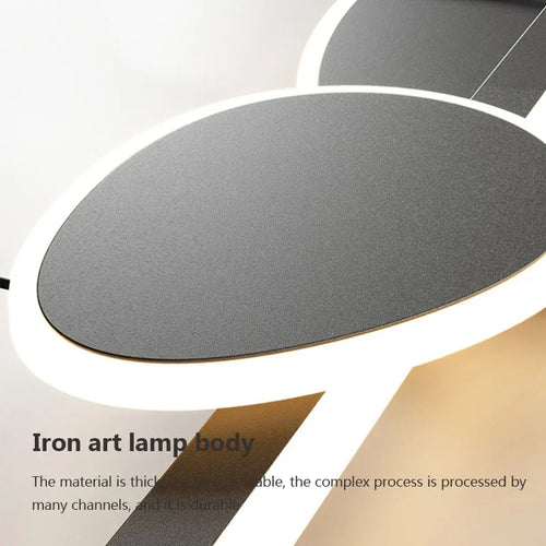 Modern LED pendant light for elegant interior decor - vue 6 sur 10