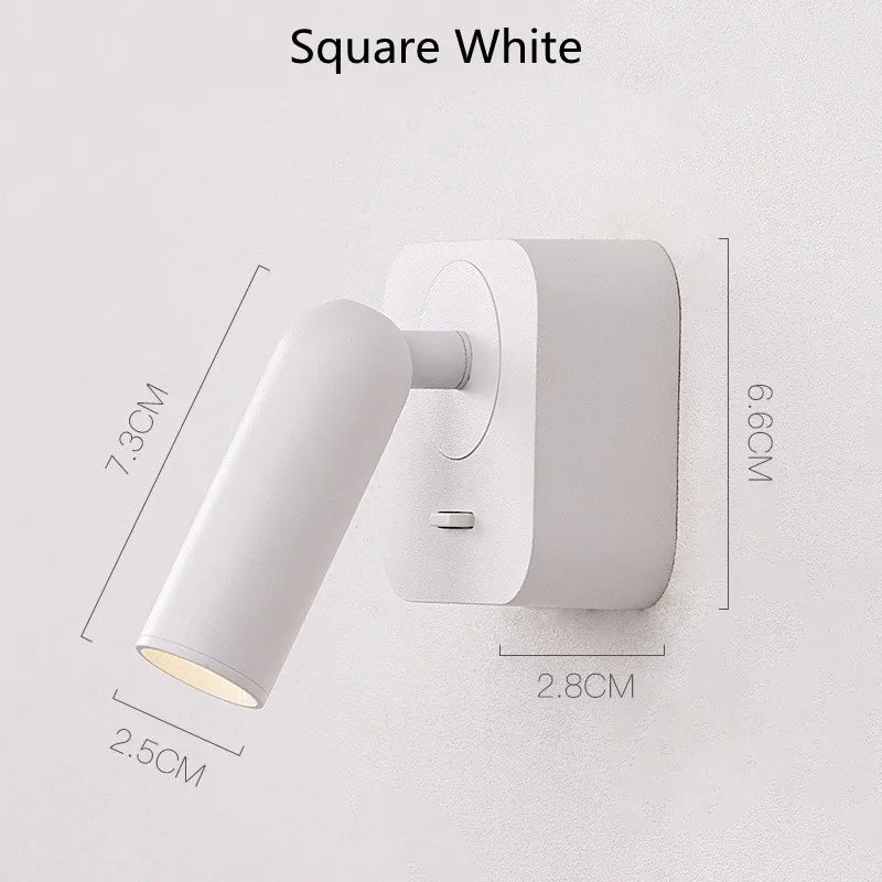 Modern rotatable LED wall light for interior decoration - vue 13 sur 20