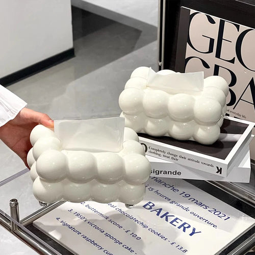 cloud tissue box for decoration and storage - vue 6 sur 8