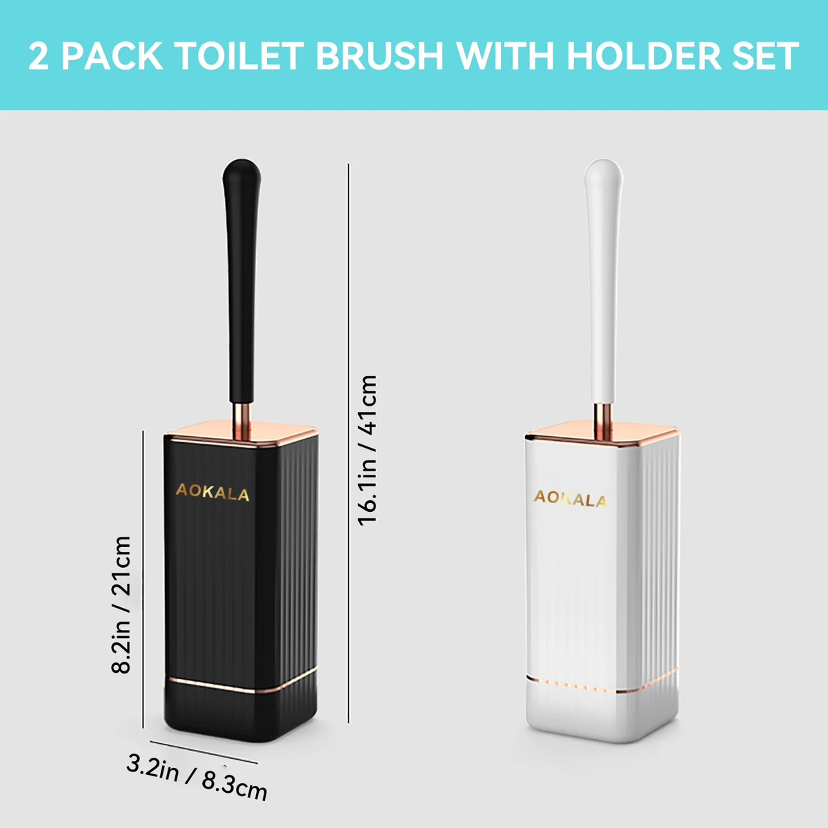 silicone brush with holder for modern and durable cleaning - vue 8 sur 8