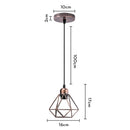 Rustic industrial vintage metal flush mount ceiling light for creative interiors