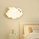 Decorative polar bear wall light ideal for indoor use