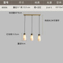 Creative marble and jade pendant light for interiors