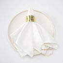 Washed cotton vintage-style table napkin 40x40 cm