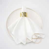 Washed cotton vintage-style table napkin 40x40 cm