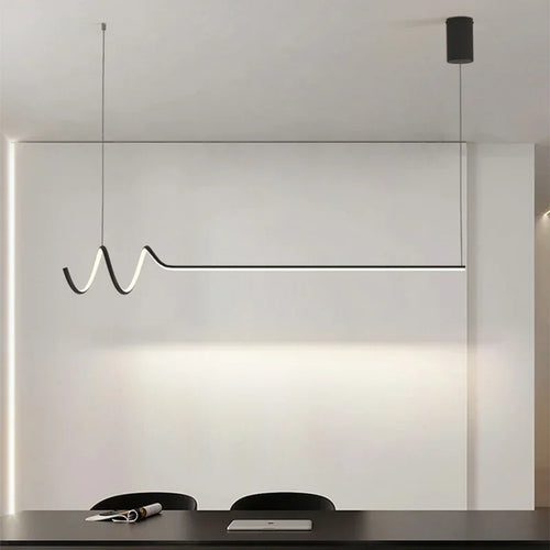 Modern LED pendant light for elegant interior decor - vue 2 sur 10
